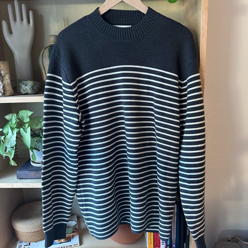 Men’s Wool Blend Everlane Striped Sweater